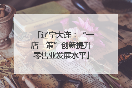 辽宁大连：“一店一策”创新提升零售业发展水平