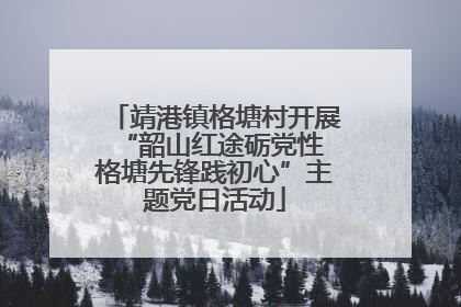 靖港镇格塘村开展“韶山红途砺党性 格塘先锋践初心”主题党日活动