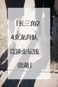 长三角24支龙舟队竞速金坛钱资湖