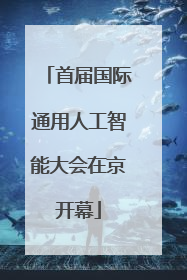 首届国际通用人工智能大会在京开幕