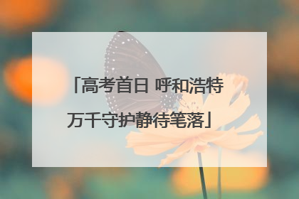 高考首日 呼和浩特万千守护静待笔落