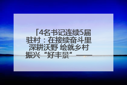 4名书记连续5届驻村：在接续奋斗里深耕沃野 绘就乡村振兴“好丰景”——浦发银行南京分行助力脱贫攻坚、帮促乡村振兴记事（二）