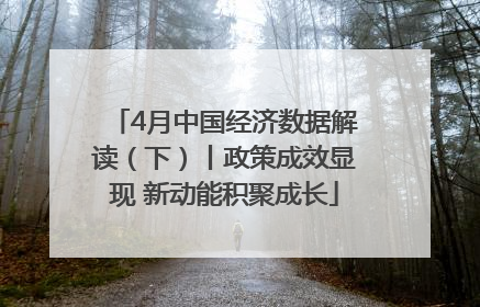 4月中国经济数据解读（下）丨政策成效显现 新动能积聚成长